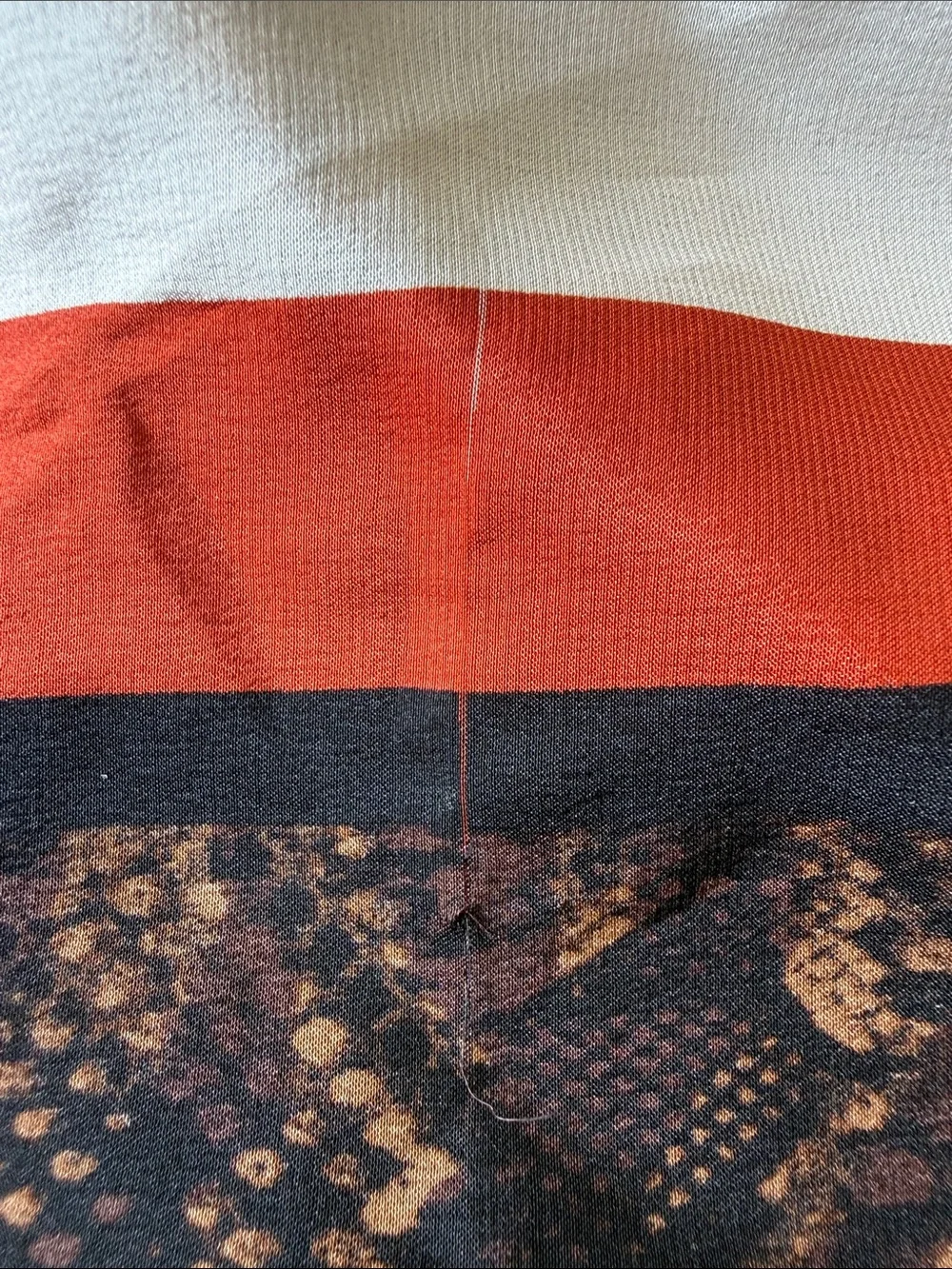 White House Black Market Tiger Print Silk Scarf Brown/Black/Rust